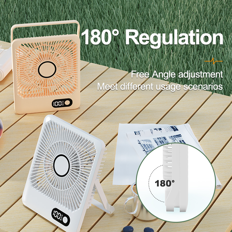 Wholesale Mini Desktop Fan Portable Cooling 5-Speed USB Charging Fine DC Motor Safe for Outdoor Use 5-Speed Reconcile for Cars