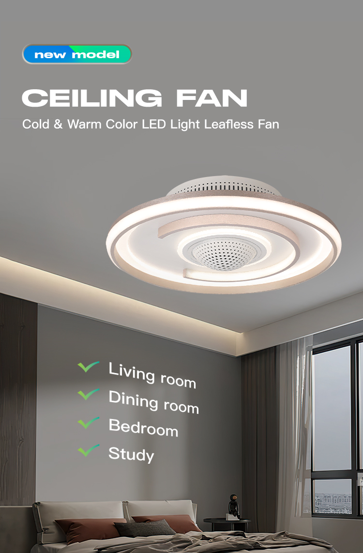 Stylish Ceiling Fan Light Combo – Remote Control, 3 Speeds, Dimmable Lighting