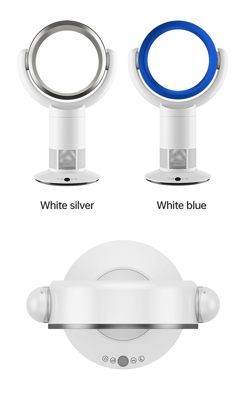 Stylish Floor Standing Bladeless Fan – Strong Wind, Low Noise Design
